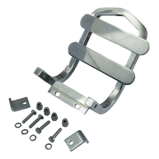 MCS Luggage Rack, Sissybar Mount. Chrome – XL Sportster; FXR; FX; Fxwg; FXD; FXDWG…