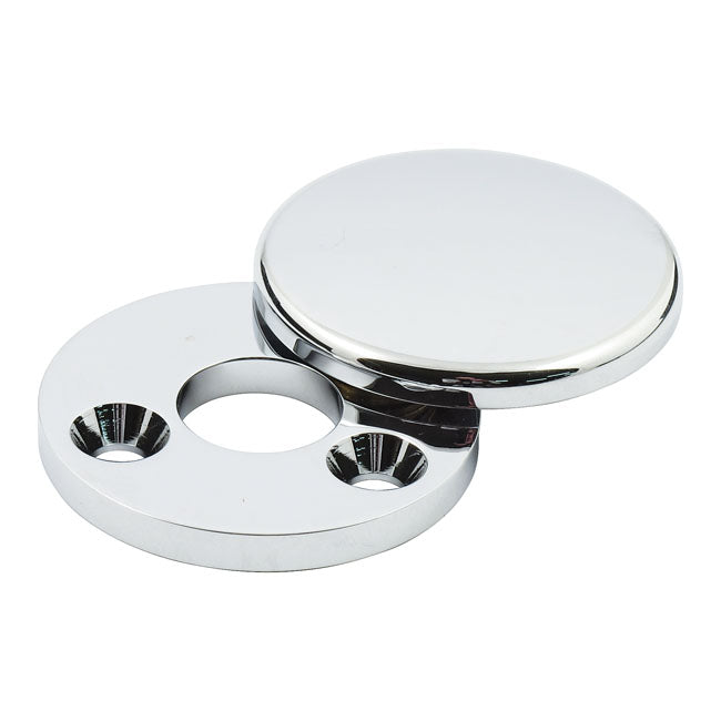 MCS Fork Lock Cover. Chrome – 1994–2022 FLHR