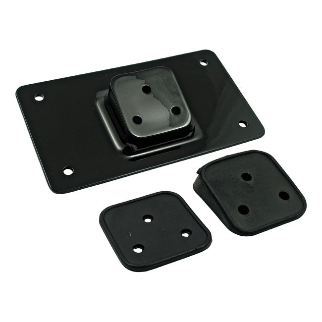 MCS Licence Plate Bracket, Flat. Black – Universal