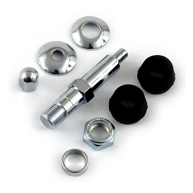 MCS Lower Shock Stud Kit Chrome – 1958–1966 FL