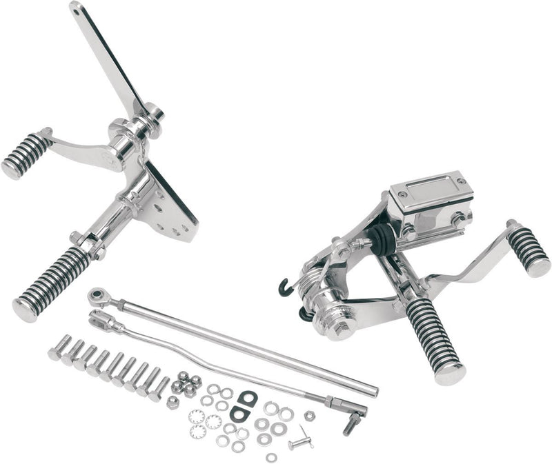 Drag Specialties Forward Controls W/ 0.75" Master Cylinder - Part #DS243531 - Hogparts UK