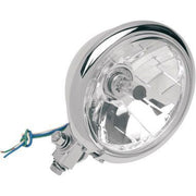 Drag Specialties Chrome 5-3/4" Diamond-Style Bottom-Mount Headlight Assembly For Springer - Part #20011116 - Hogparts UK