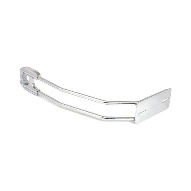 MCS Behind Tyre Licence Plate Holder, Axle Mount. Chrome – Universal