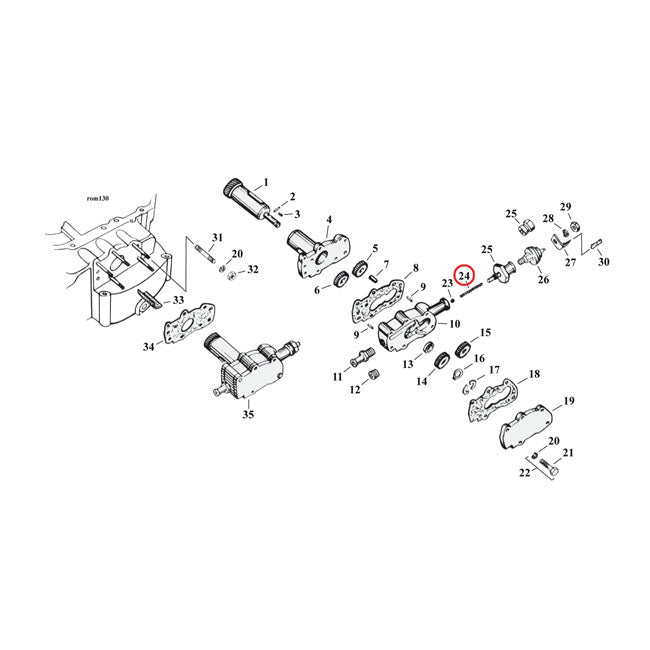 MCS Spring, Check Valve Oil Pump – 57-E72 XL Sportster