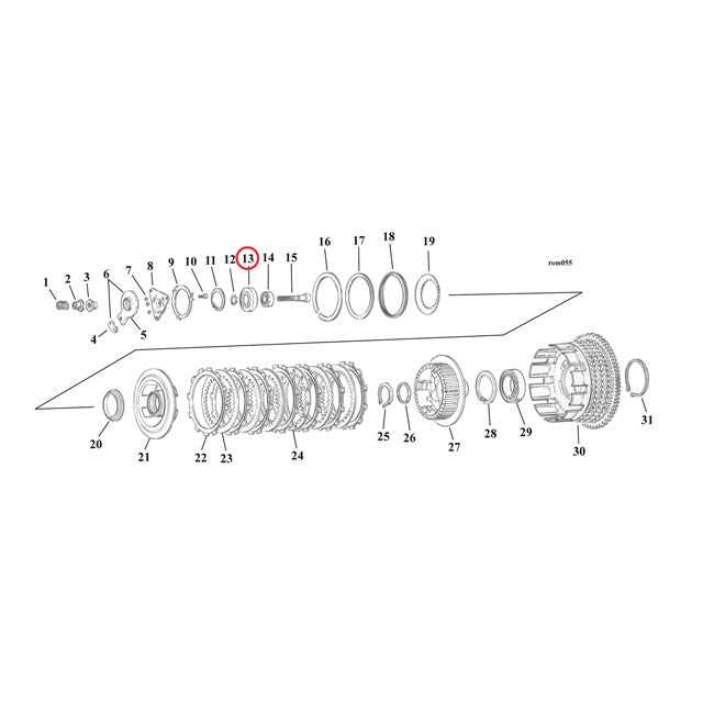MCS Bearing Guide, Clutch – L1984–1990 XL Sportster