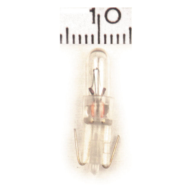 MCS Light Bulb Mini Speedo/Tacho 12v/1.2w. Clear Glass