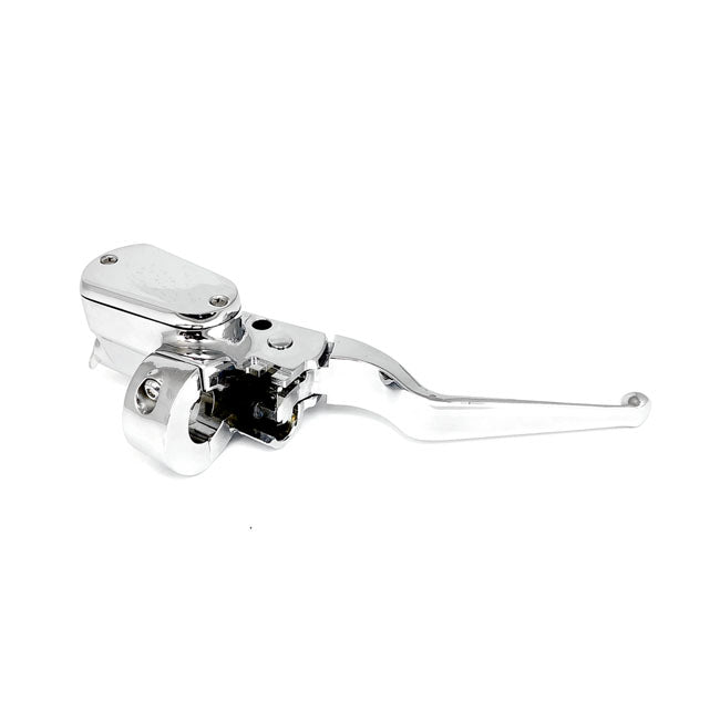 MCS Handlebar Master Cylinder Assembly, 1/2" Bore. Chrome – 2004–2006 XL Sportster