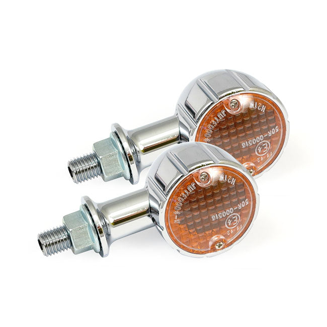 MCS Arizona, Halogen Turn Signals. Chrome. 20 mm Stem