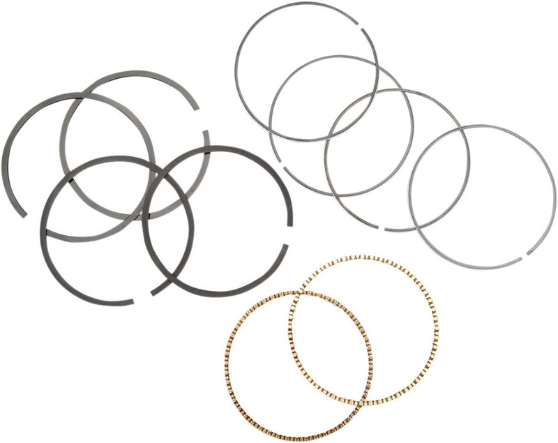 S&S Cycle Replacement Ring Set for S&S Pistons - Piston Rings for 4" Forged Piston Standard-size for Harley-Davidson Touring, Softail, Dyna & FXR 1986-1999