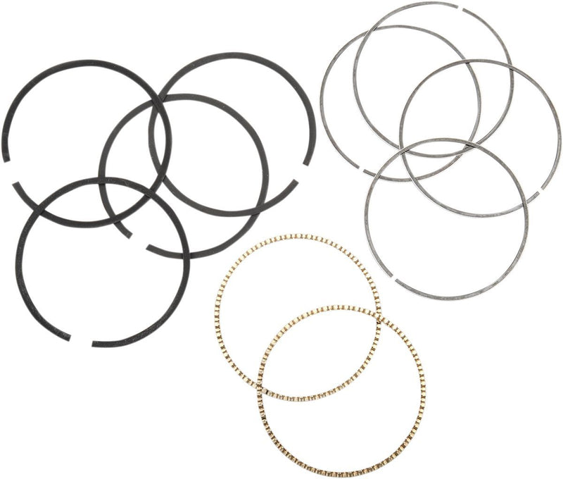 S&S Cycle Replacement Ring Set for S&S Pistons - Piston Rings for 4" Forged Piston +0.010" for Harley-Davidson Touring, Softail, Dyna & FXR 1986-1999