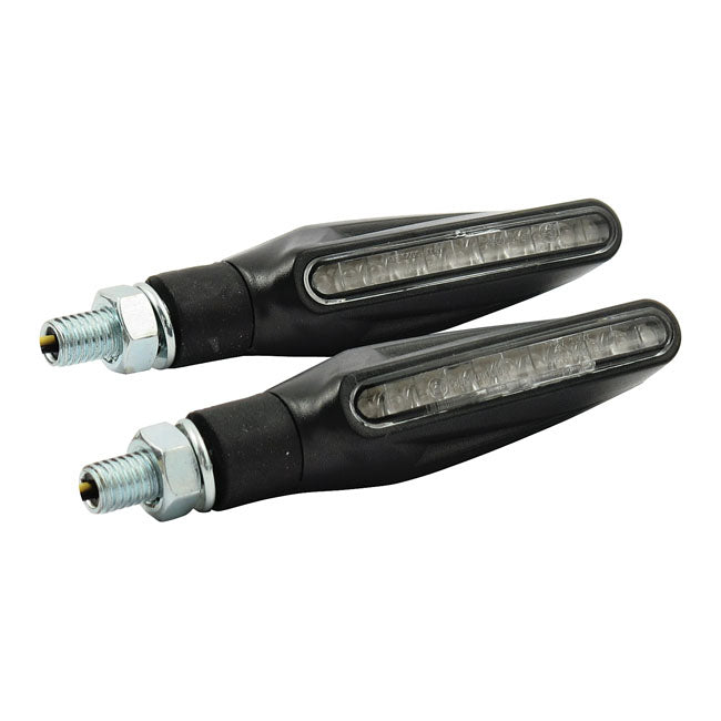 MCS Stix, LED Turn Signals. Black – Universal
