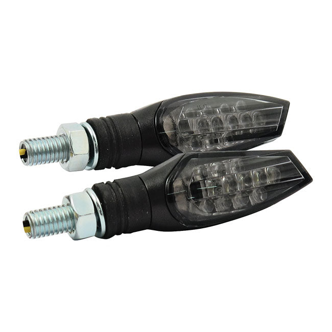 MCS Nova, LED Turn Signal Set. Black