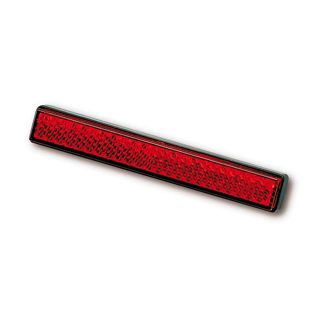 MCS Universal B-Seen Reflector. Rectangular. 100x13 mm. Red
