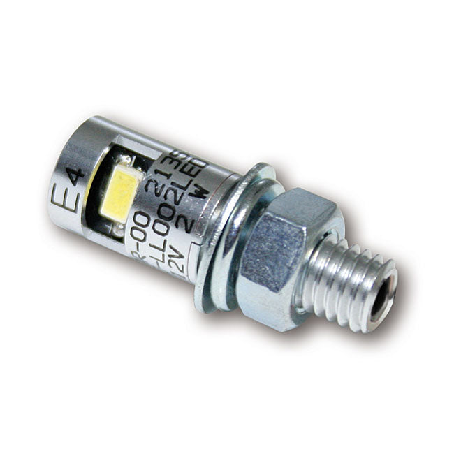 MCS Burdett, LED Licence Plate Mount Bolt. Chrome