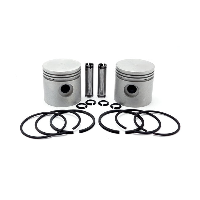 MCS Replacement 74" Flathead Piston Kit. Std – 1937–1948 74" (1200cc) 3-5/16" Bore…