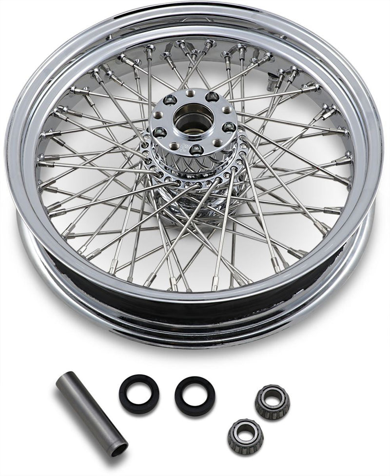 Drag Specialties Rear Wheel 16X3.5 60-Spoke Chrome - Part #02040071 - Hogparts UK