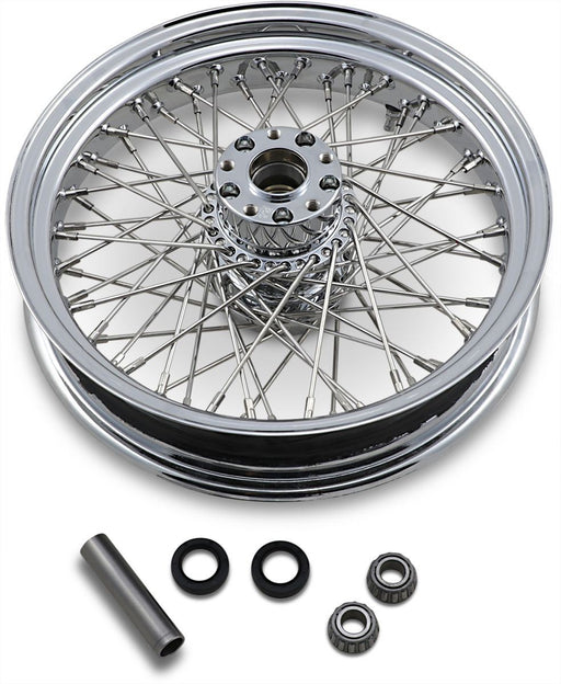 Drag Specialties Rear Wheel 16X3.5 60-Spoke Chrome - Part #02040071 - Hogparts UK