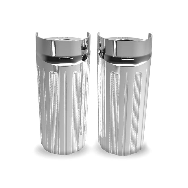 Arlen Ness Fork Boots 10-Gauge +2". Chrome – 2014–2025 Touring; Trikes