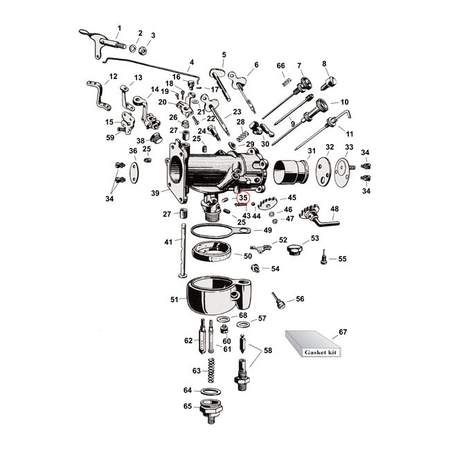 MCS Fixed Jet, No. 18 – 1950–1952 61" Ohv