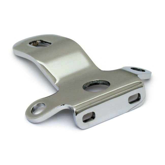 MCS Motor Mount W/Coil Mount. with Ignition Switch Hole. Chrome – 1957–1985 XL Sportster