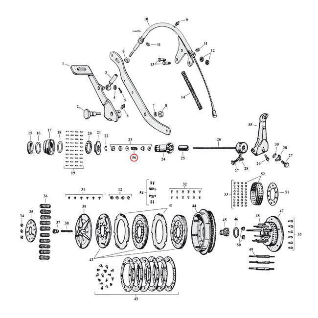 MCS Spring, Pushrod Seal Kit – 1941–1973 45" Sv 1 Used