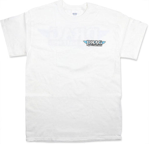 Drag Specialties T-Shirt White M - Part #DS111830 - Hogparts UK