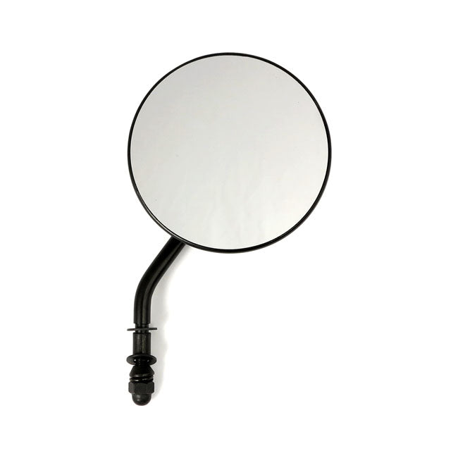 MCS 4" Round Custom Mirror, Right. Black