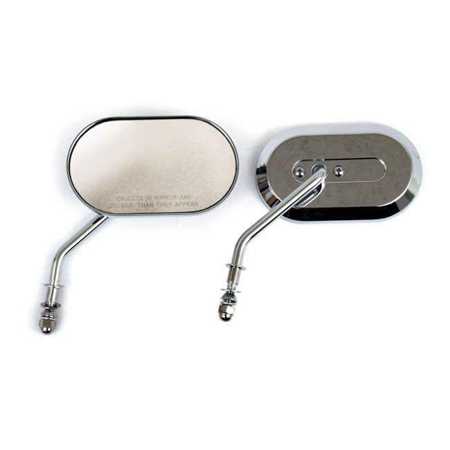 MCS Billet Mirror Set L&R – 65-Up H-D