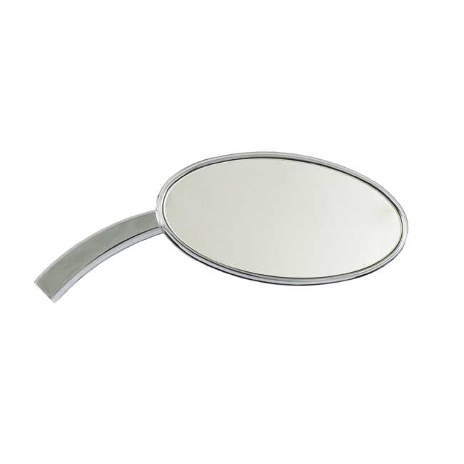 MCS Custom Cateye Mirror. Chrome, L&R – 65-Up H-D