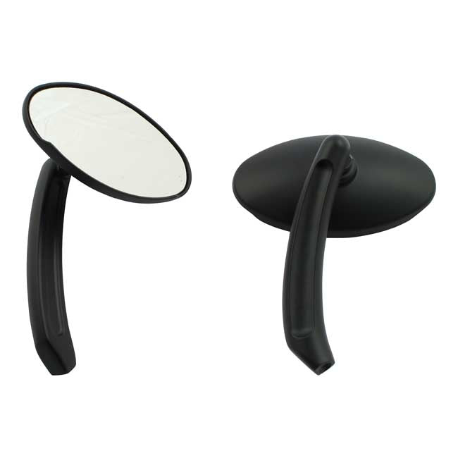 MCS ''Tripper'' Mirror Set. Black – 65-Up H-D