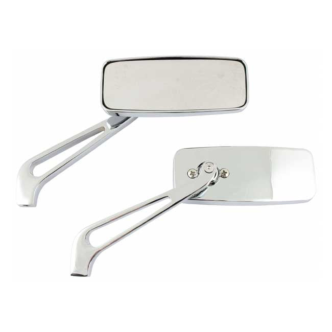 MCS Street-Rage Mirror Set, Chrome – Universal