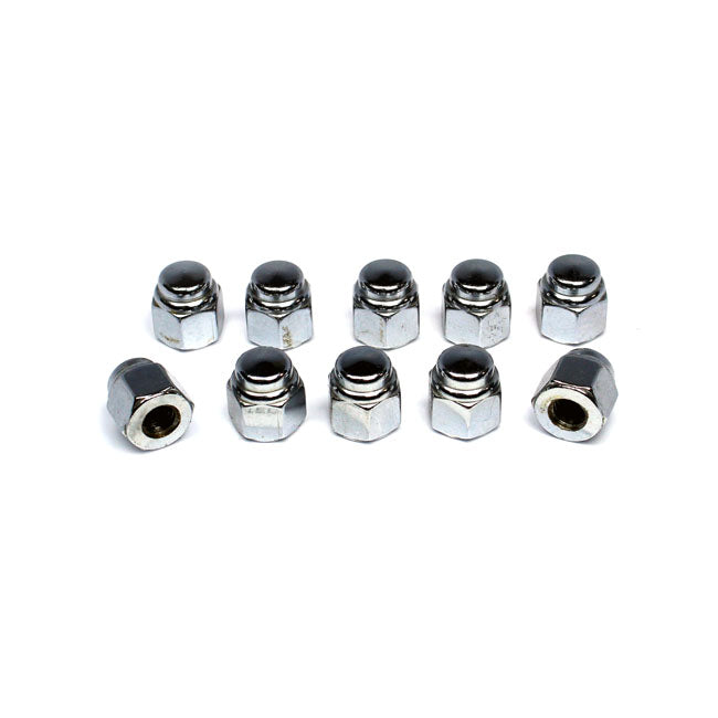 Colony Cap Nuts 1/4-20 Chrome Plated – Universal