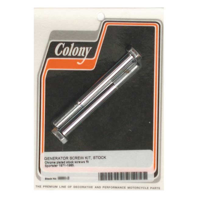 Colony Generator Mount Kit. Chrome. OEM Style – 71-E84 XL Sportster