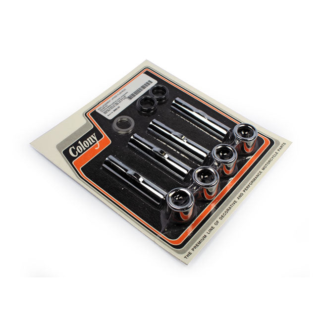 Colony Upper Pushrod Cover Kit. Chrome – 1984–1999 Evo Big Twin. with S&S Tappet…