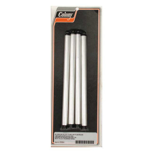 Colony 61" Knuckle Aluminium Non-Adj. Pushrod Set – 1936–1947 61" (1000cc) Knucklehead