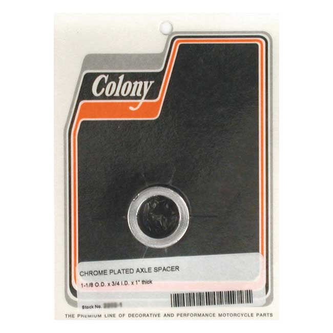Colony Univ. Axle Spacers. 1" Long – Universal