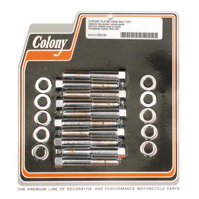 Colony Head Bolt Kit – 1940–1947 Knuckle