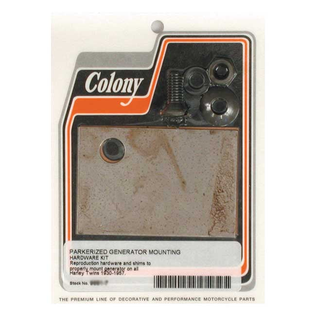 Colony Generator Mount Kit. Parkerized – 1930–1957 All H-D