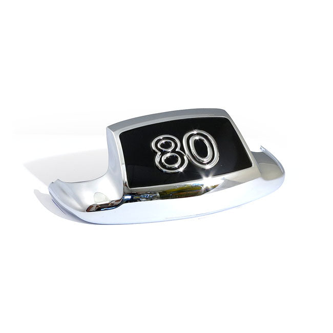 MCS Front Fender Tip ''80''. Chrome/Black – 1949–1984 Big Twin