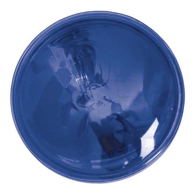 MCS 4-1/2" 30w 12v Sealed Beam Unit. Clear Blue Lens