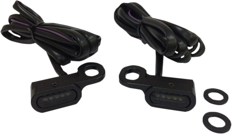 Drag Specialties Lights Marker Handlebar Black/Smoke Led - Part #20402131 - Hogparts UK