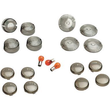 Drag Specialties Smoked Turn Signal Lens Kit - Part #20401758 - Hogparts UK