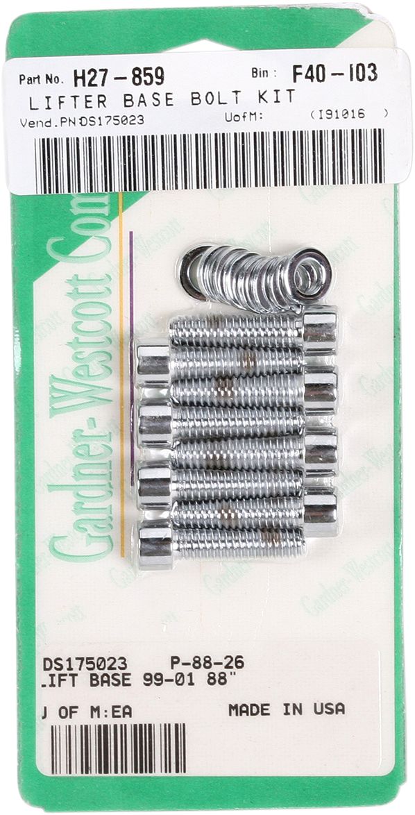Gardner-Westcott Bolt Kit #P-88-26