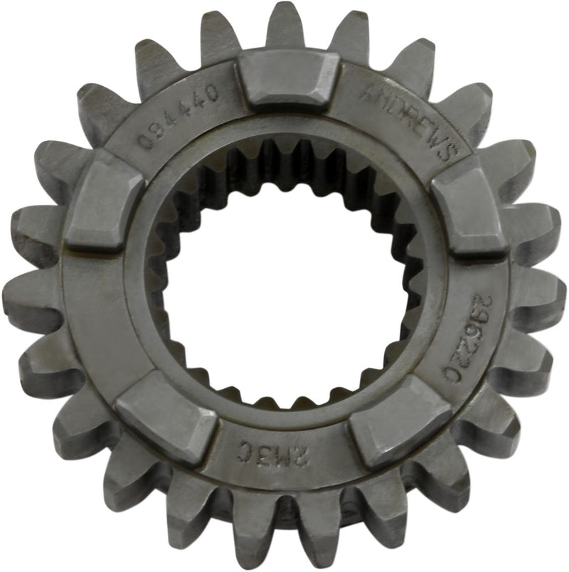 Andrews 5-speed Replacement Countershaft Gear - 2nd Gear /  3rd Gear /  Countershaft /  Main Shaft, Standard Ratio, Each for Harley-Davidson Touring, Softail, Dyna & FXR 1982-1999