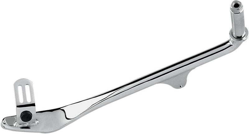 Arlen Ness 1" Lowered Kickstand - 25,4 cm (10"), Steel, Each - Chrome, Shortens 25,4 mm (1") for Harley-Davidson Softail 1985-2006