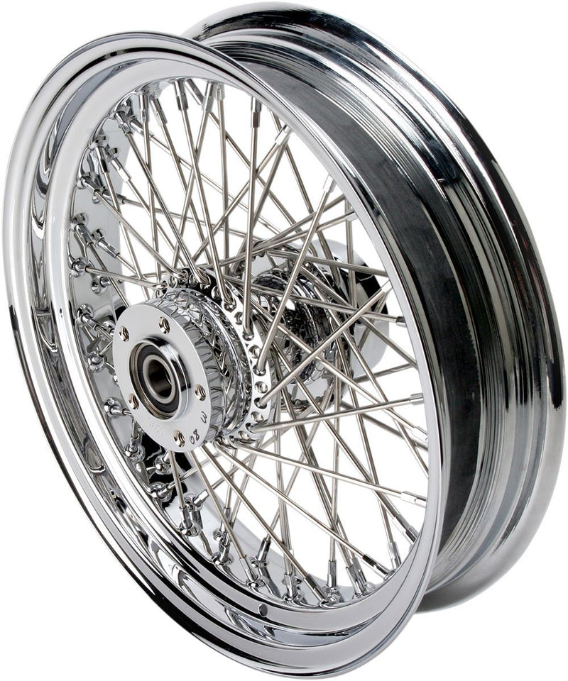 Drag Specialties Rear Wheel 16X3.5 60-Spoke Chrome - Part #02040359 - Hogparts UK