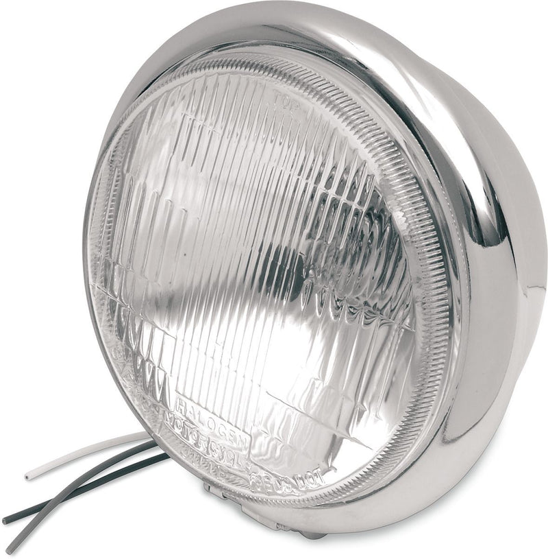Drag Specialties 5 3/4" Headlight Bottom Mount Assembly Chrome - Part #20011126 - Hogparts UK