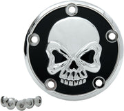 Drag Specialties Point Cover Skull 5-Hole - Part #09401179 - Hogparts UK