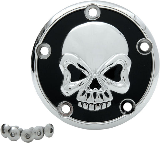 Drag Specialties Point Cover Skull 5-Hole - Part #09401179 - Hogparts UK