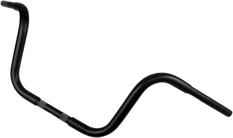 Drag Specialties Handlebar 1-1/4" Buffalo 10" Ape Hanger Flat Black TBW - Part #06014260 - Hogparts UK
